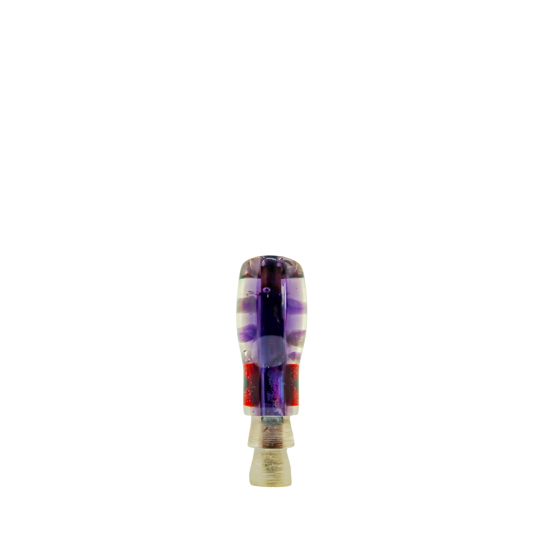Kelela - 6" Vintage Beach Glass Purple Pineapple