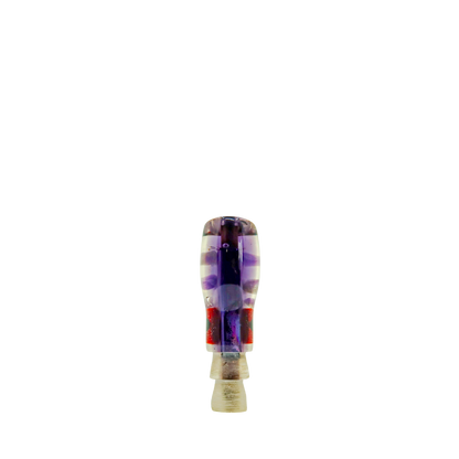 Kelela - 6" Vintage Beach Glass Purple Pineapple