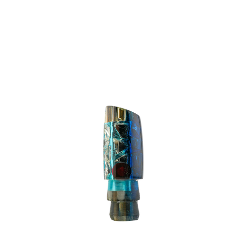 SeaM - 9" Cracked Glass Jetted Six Shooter