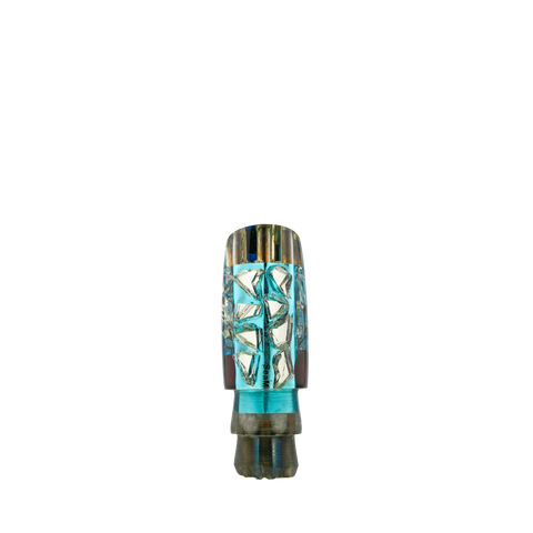 SeaM - 9" Cracked Glass Jetted Six Shooter