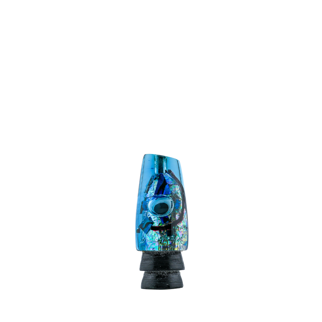 Mitsuo Lures: History & Lure Identification Guide | Luremonger 9" Slant, Blue Tint Fish Head - Offshore Trolling Lure Archive