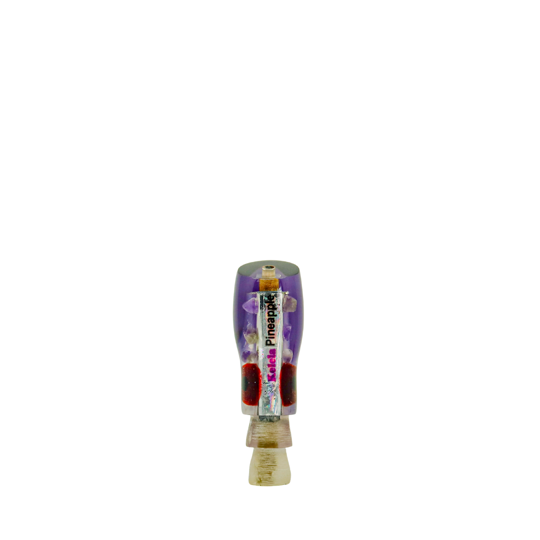Kelela - 6" Vintage Beach Glass Purple Pineapple