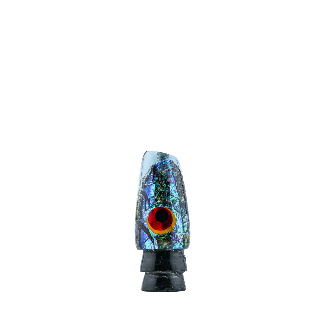 Mitsuo Lures: History & Lure Identification Guide | Luremonger 9" Slant, Ice Blue Tint - Offshore Trolling Lure Archive