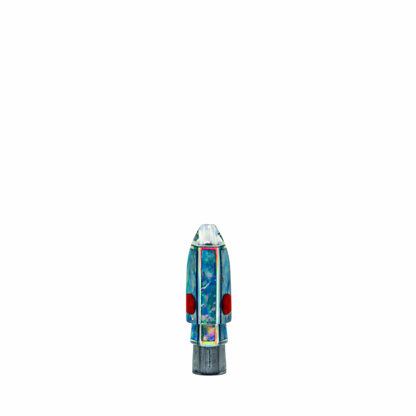Sh-Bite - 5” Aku Lure Blue Pearl Shell Bullet