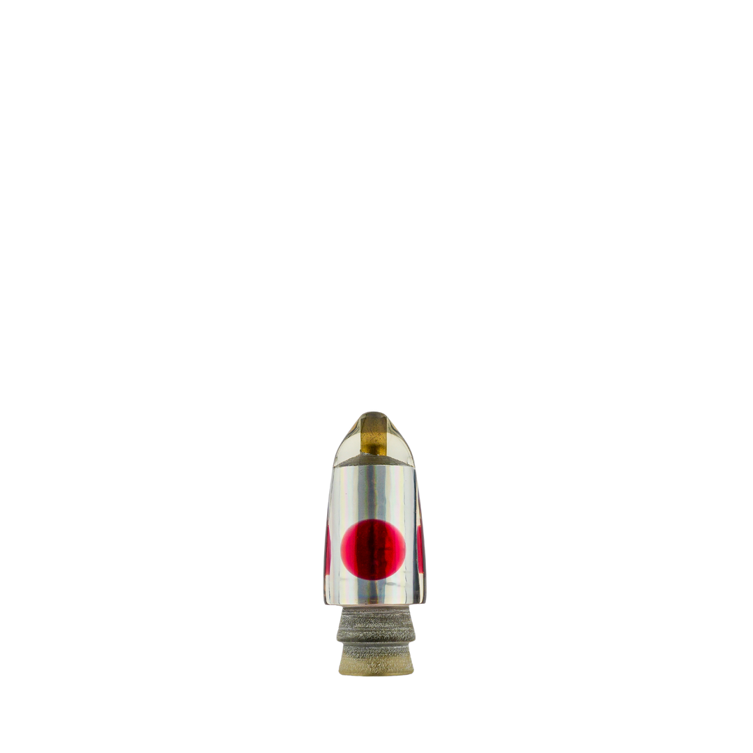 Leroy Lures: History & Lure Identification Guide | Luremonger 7" Bullet, Clear Mirror Tape - Offshore Trolling Lure Archive