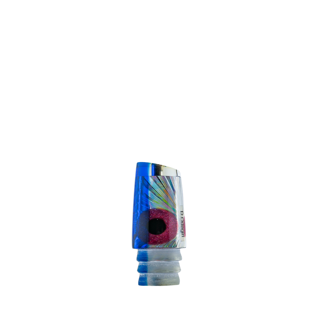 D. Odagiri Lures: History & Lure Identification Guide | Luremonger 9" Stubby Slant, Blue Top Starburst - Offshore Trolling Lure Archive