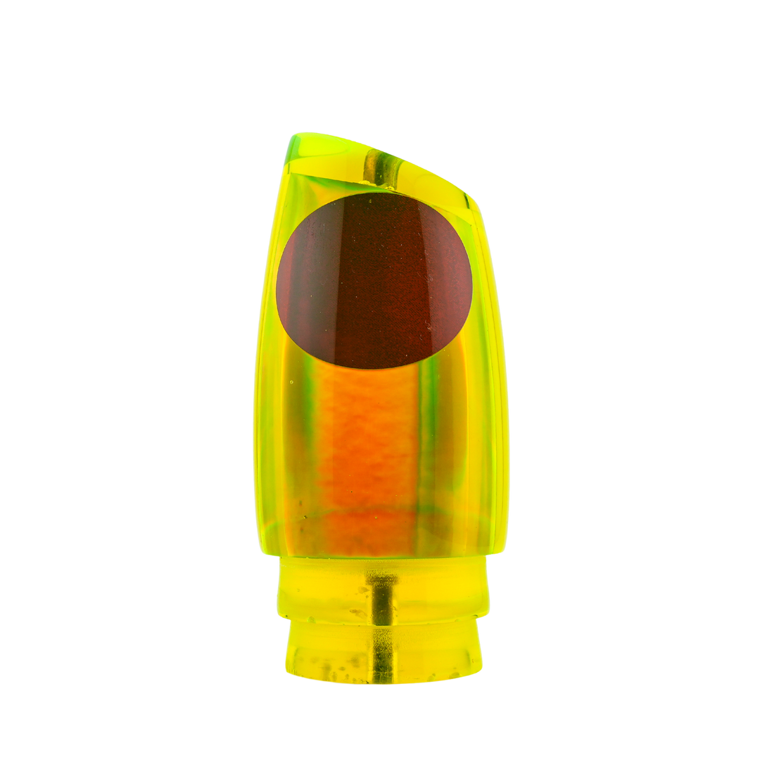 Koya Lures: History & Lure Identification Guide | Luremonger 16" Large Poi Dog, Fluoro Yellow - Offshore Trolling Lure Archive