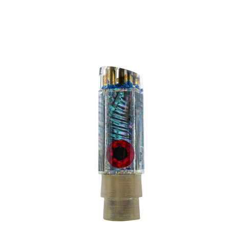 Futa Lures - 10" 4-Jet Blue Ripple Shell Tube