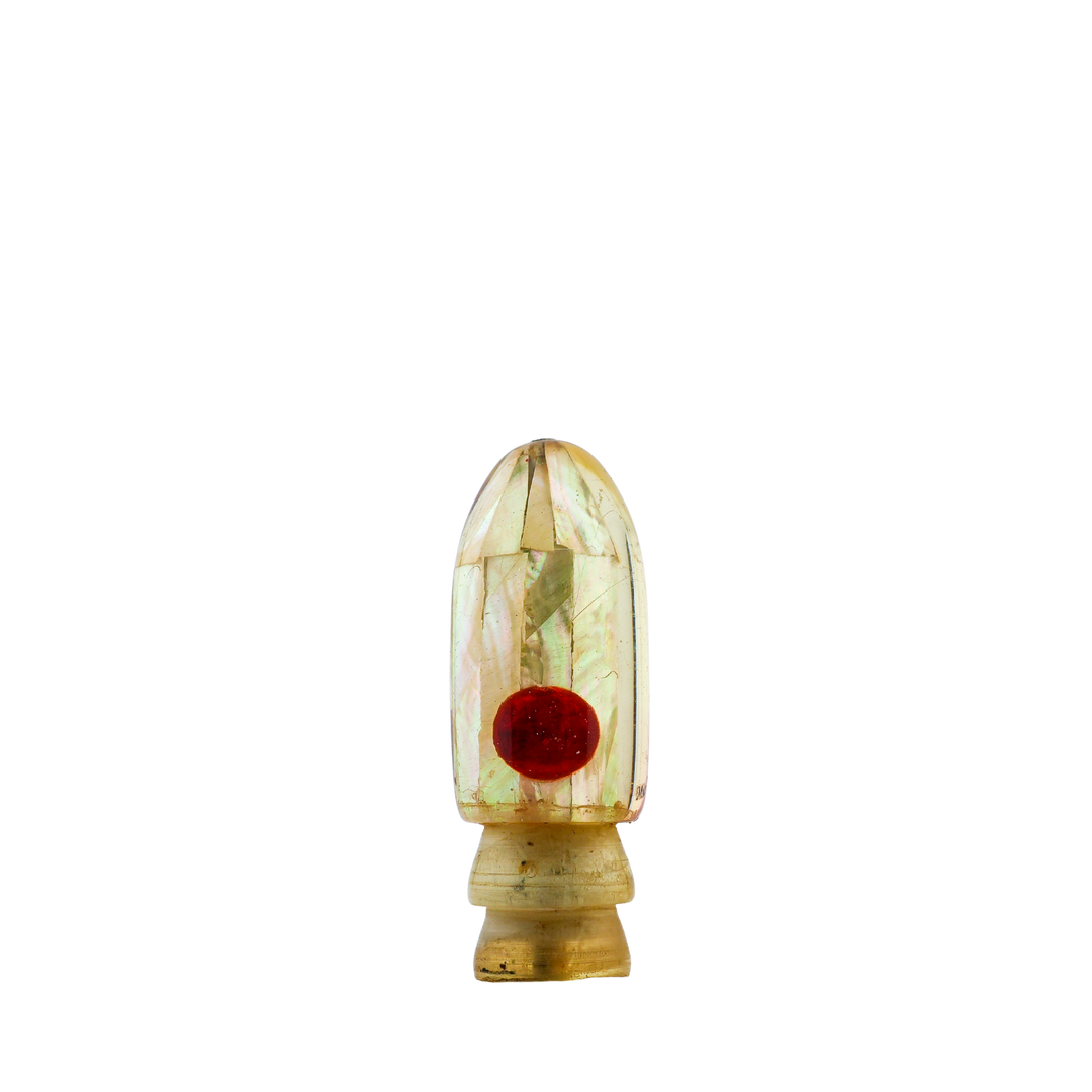 Mitsuo Lures: History & Lure Identification Guide | Luremonger 9" Bullet, White MOP - Offshore Trolling Lure Archive