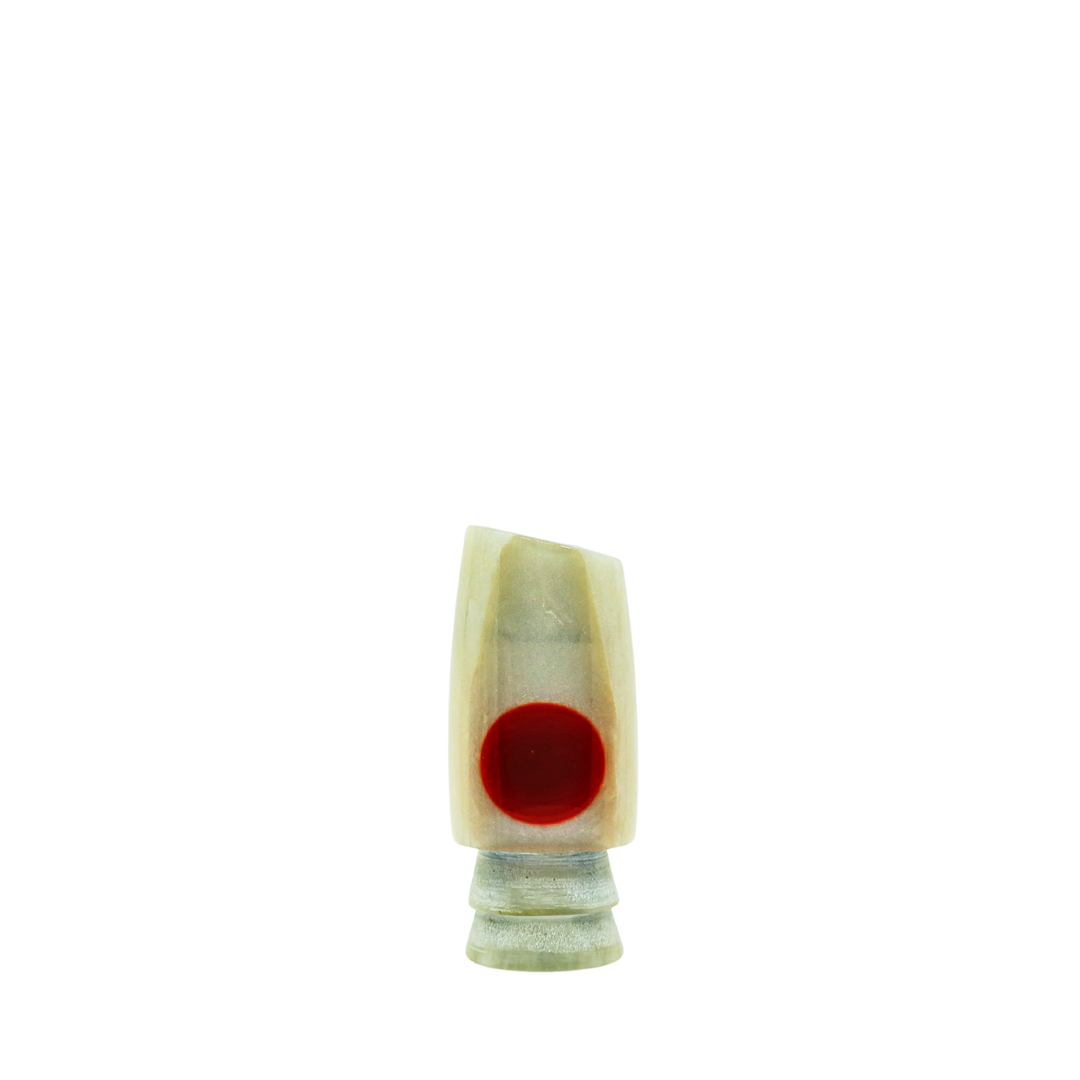 Leroy Lures: History & Lure Identification Guide | Luremonger 9" Slant, 4-Jet Cracked Glass - Offshore Trolling Lure Archive