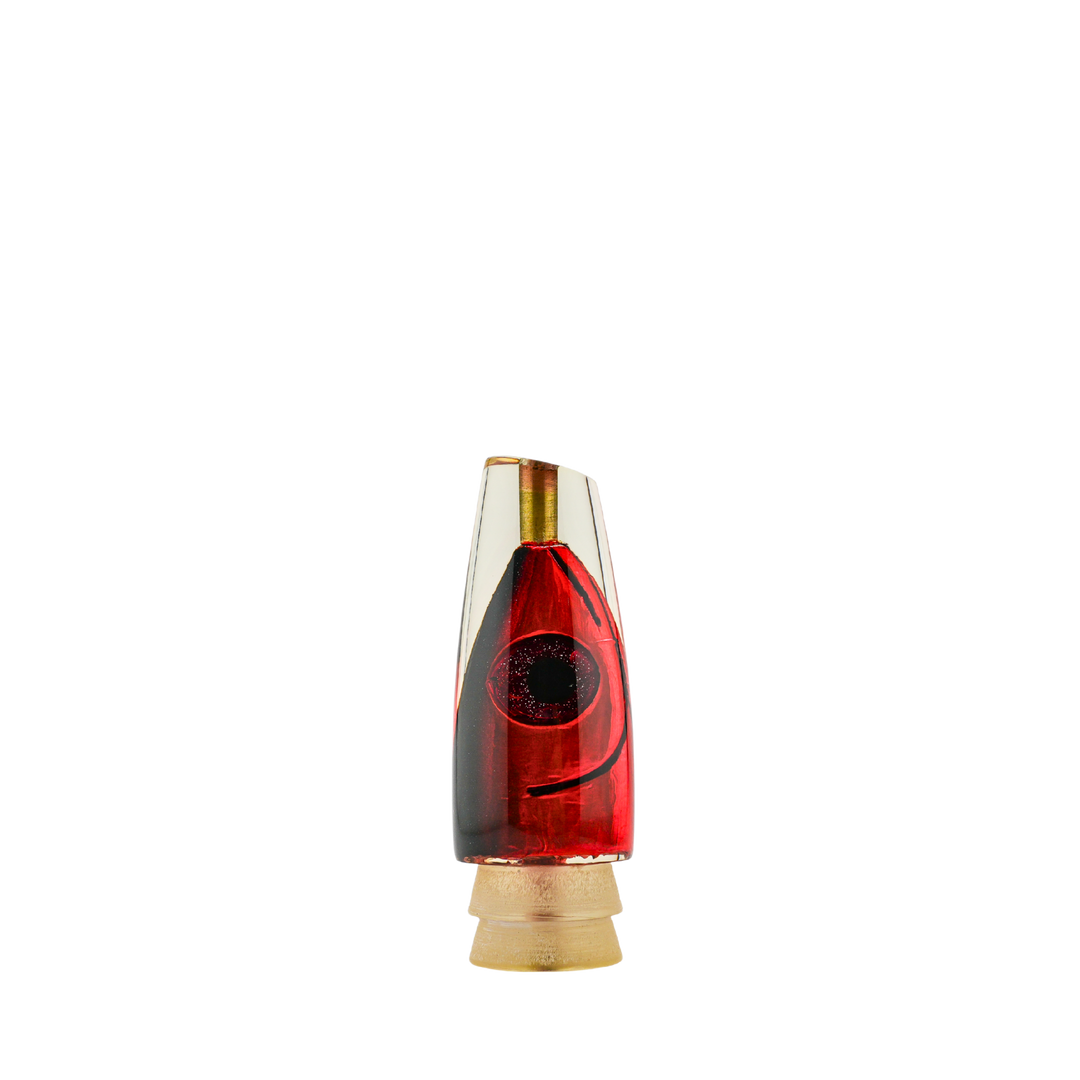 Leroy Lures: History & Lure Identification Guide | Luremonger 9" Slant, Black Red FH - Offshore Trolling Lure Archive