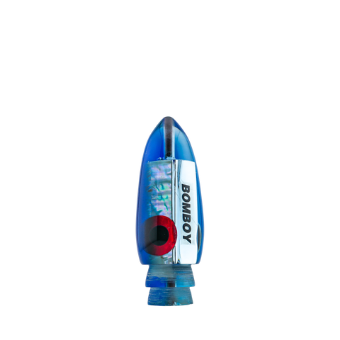 Bomboy Lures - 12" Two-Tone Blue Pearl Tint Big Bomb Bullet (B-Stock)