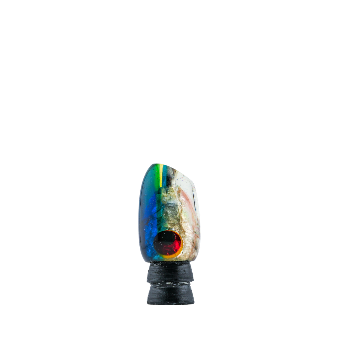 Mitsuo Lures: History & Lure Identification Guide | Luremonger 9" Baby Superman, Blue Green Tint - Offshore Trolling Lure Archive