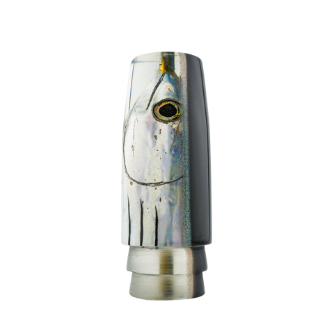 Alii Kai - 14" Black Silver Foil Aku Hard Head