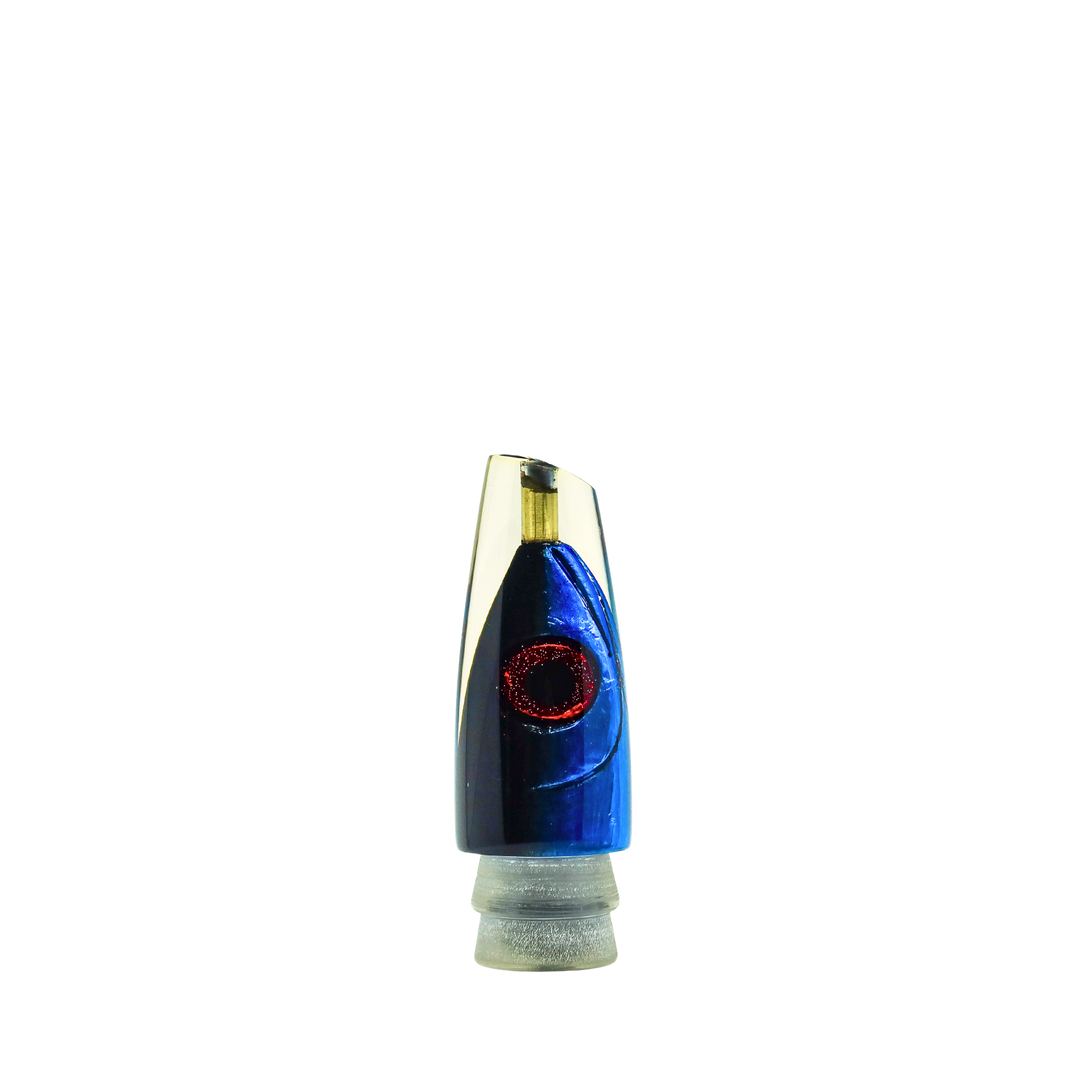 Leroy Lures: History & Lure Identification Guide | Luremonger 9" Scoop, Black Blue FH - Offshore Trolling Lure Archive