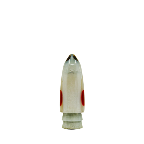 Leroy - 9” White Pearl 4-Jet Bullet