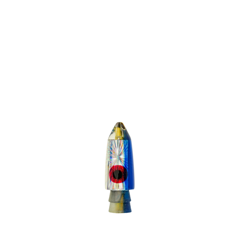 Leroy - 7” Blue Top 2-Hole Jetted Bullet