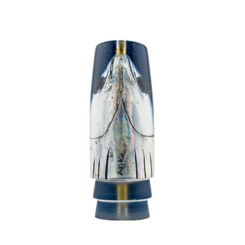 Alii Kai - 14" Black Blue Foil Aku Hard Head