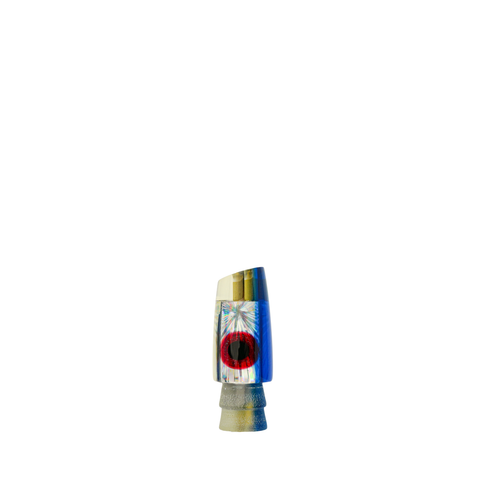 Leroy - 7” Blue Top 2-Hole Jetted Slant