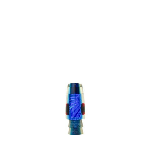 Leroy - 7” Blue Top 2-Hole Jetted Slant