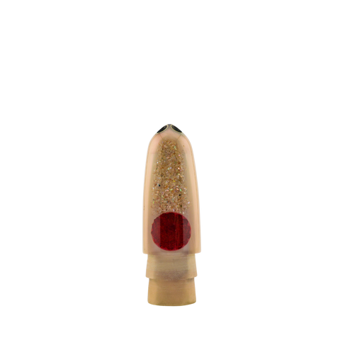 Pok'eye - 9"+ White Salt & Pepper Jetted Bullet