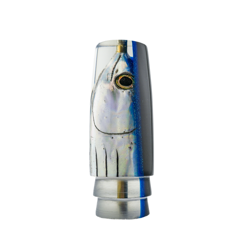 Alii Kai - 14" Black Blue Foil Aku Hard Head