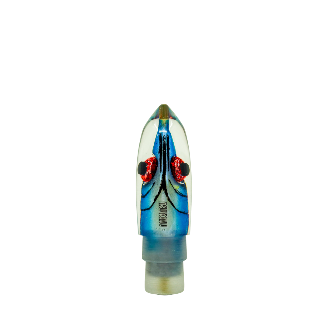 Tsutomu - 9”+ Limited Tricolor Fish Head Moke Bullet