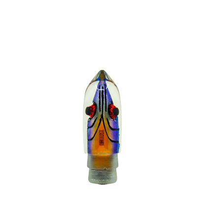 Tsutomu - 12” Limited Tricolor Fish Head Moke Bullet