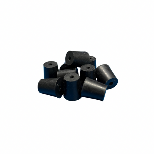 Luremonger - 12” Size 3 Natural Rubber Stopper - 10 PACK