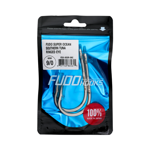 FUDO - Super Ocean Southern Tuna Ringed Eye 9/0 Hooks