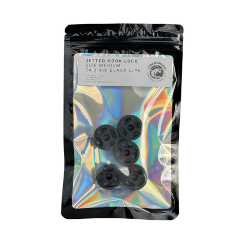 Luremonger - Medium Jetted Hook Lock 5/Pk