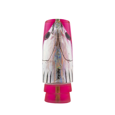 Alii Kai - 14" Pink Top Silver Foil Aku Hard Head