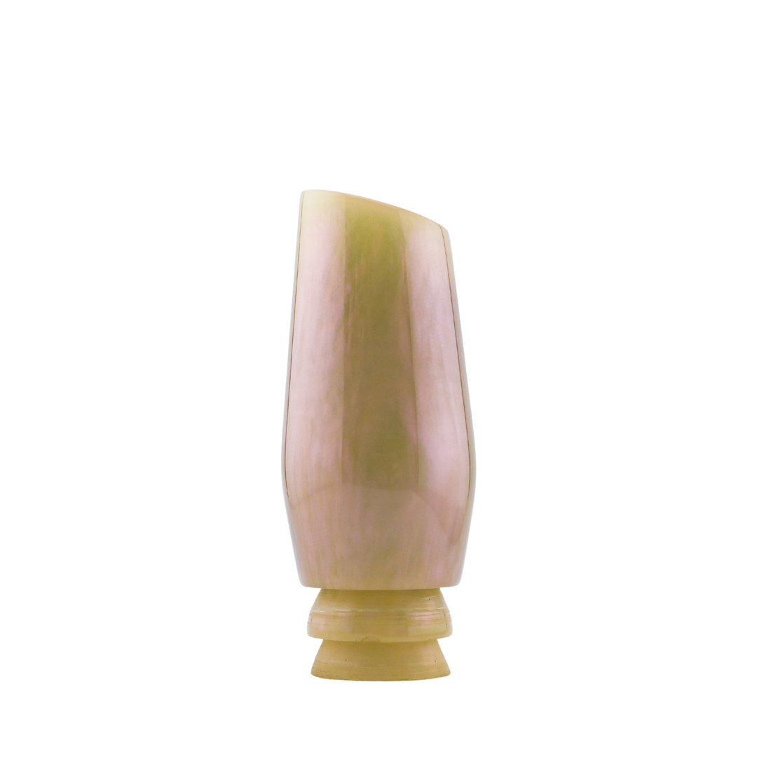 Bomboy Lures: History & Lure Identification Guide | Luremonger 12" Locknutt, Solid Pearl - Offshore Trolling Lure Archive