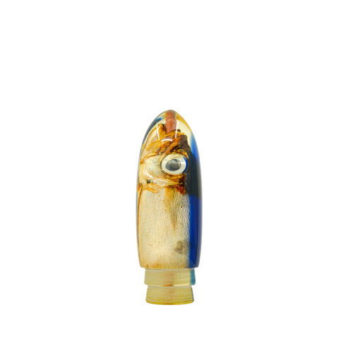Tanabe - Vintage 12" Blue Top Fish Head Bullet