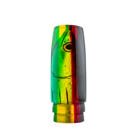 Alii Kai - 14" Rasta Silver Foil Aku Hard Head