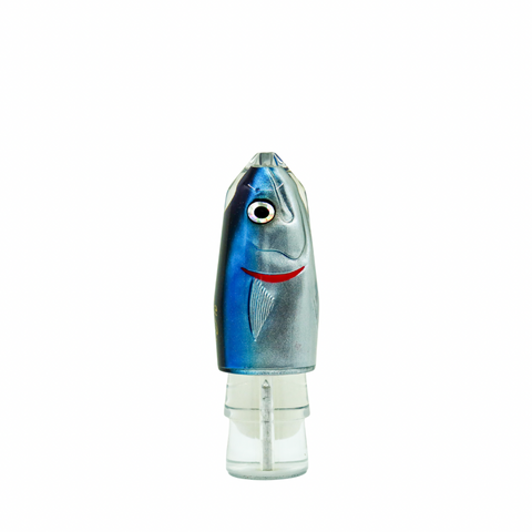 Sh-Bite - 9” RT Black Blue Fish Head Bullet