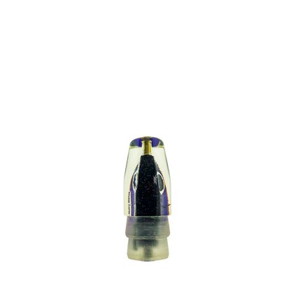 Matsu - 9” Fish Head Slant Black Purple