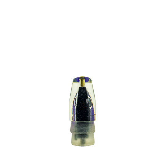 Matsu - 9” Fish Head Slant Black Purple