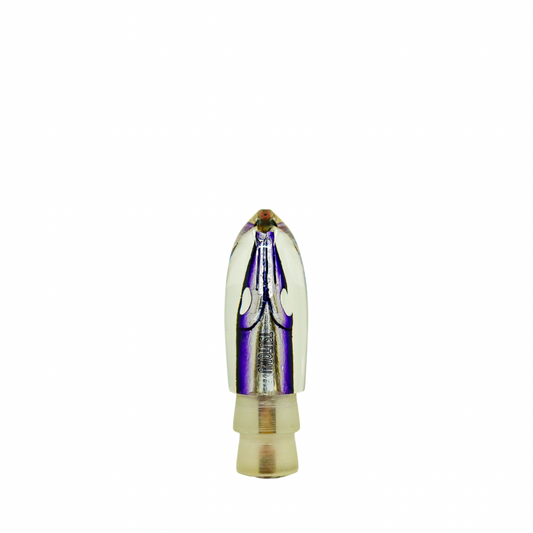 Tsutomu - 9” Vintage Purple Fish Head Bullet *Read*