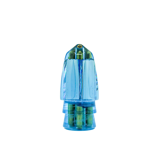 Koya - 10” Ice Blue Jetted Mirrored Clean Sweep