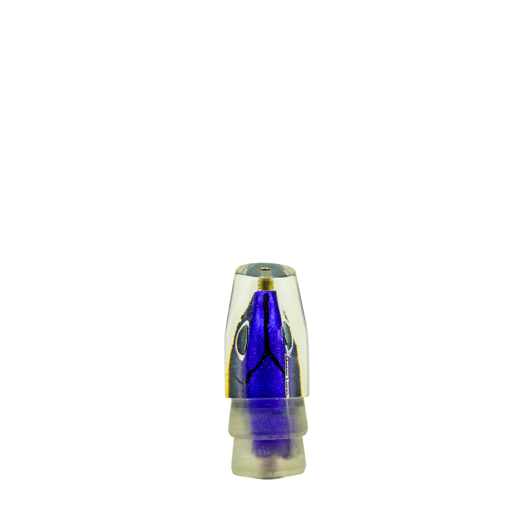 Matsu - 9” Fish Head Slant Black Purple