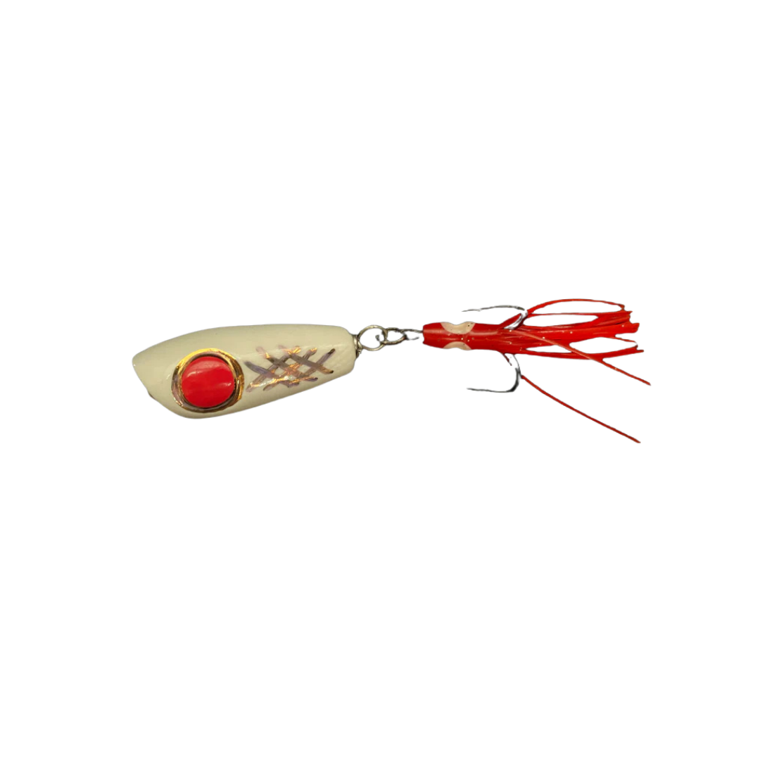 MARK WHITE - WHT/RED EYE SURFACE PLUG 1.5OZ