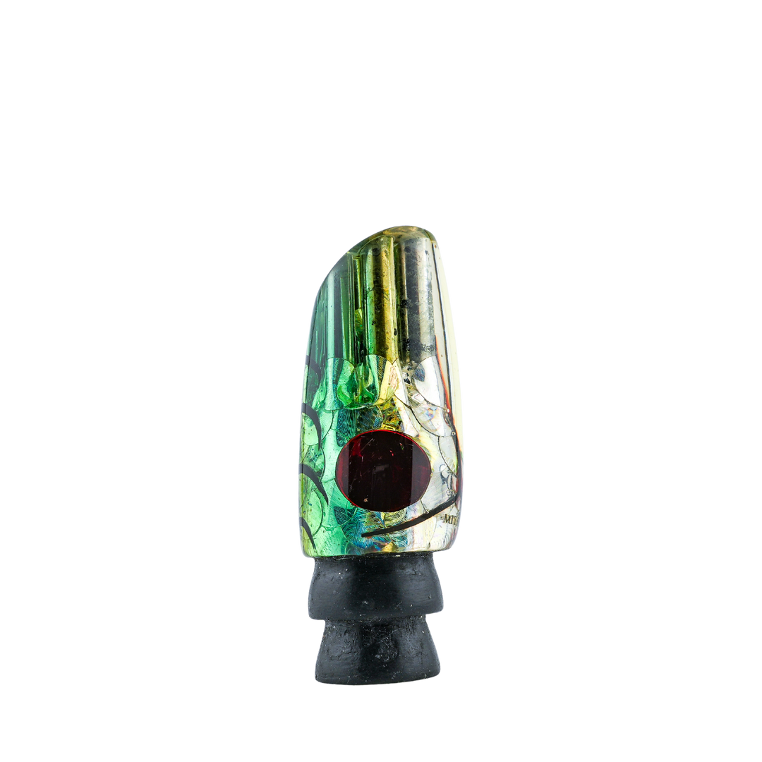 Mitsuo Lures: History & Lure Identification Guide | Luremonger 9"+ Six Shooter, Green Silver - Offshore Trolling Lure Archive