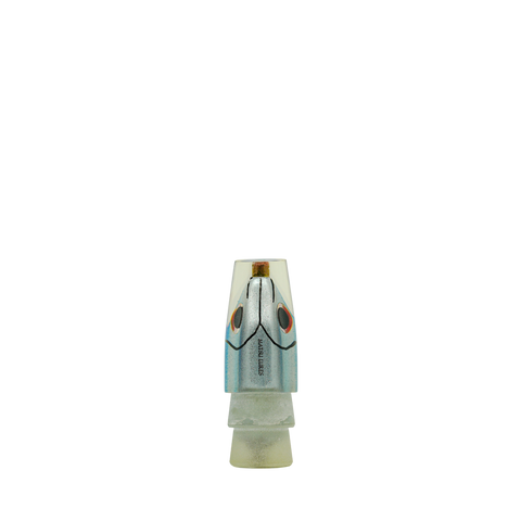 Matsu - 7" Blue Silver Fish Head Slant