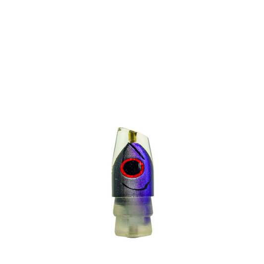 Matsu - 9” Fish Head Slant Black Purple