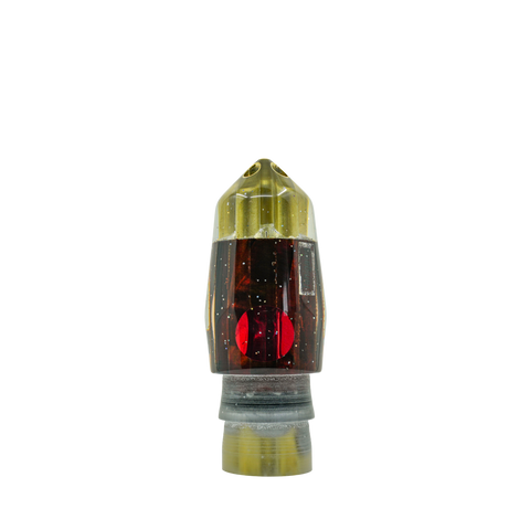 Tanigawa - 9"+ 4-Hole Cracked Glass Bullet