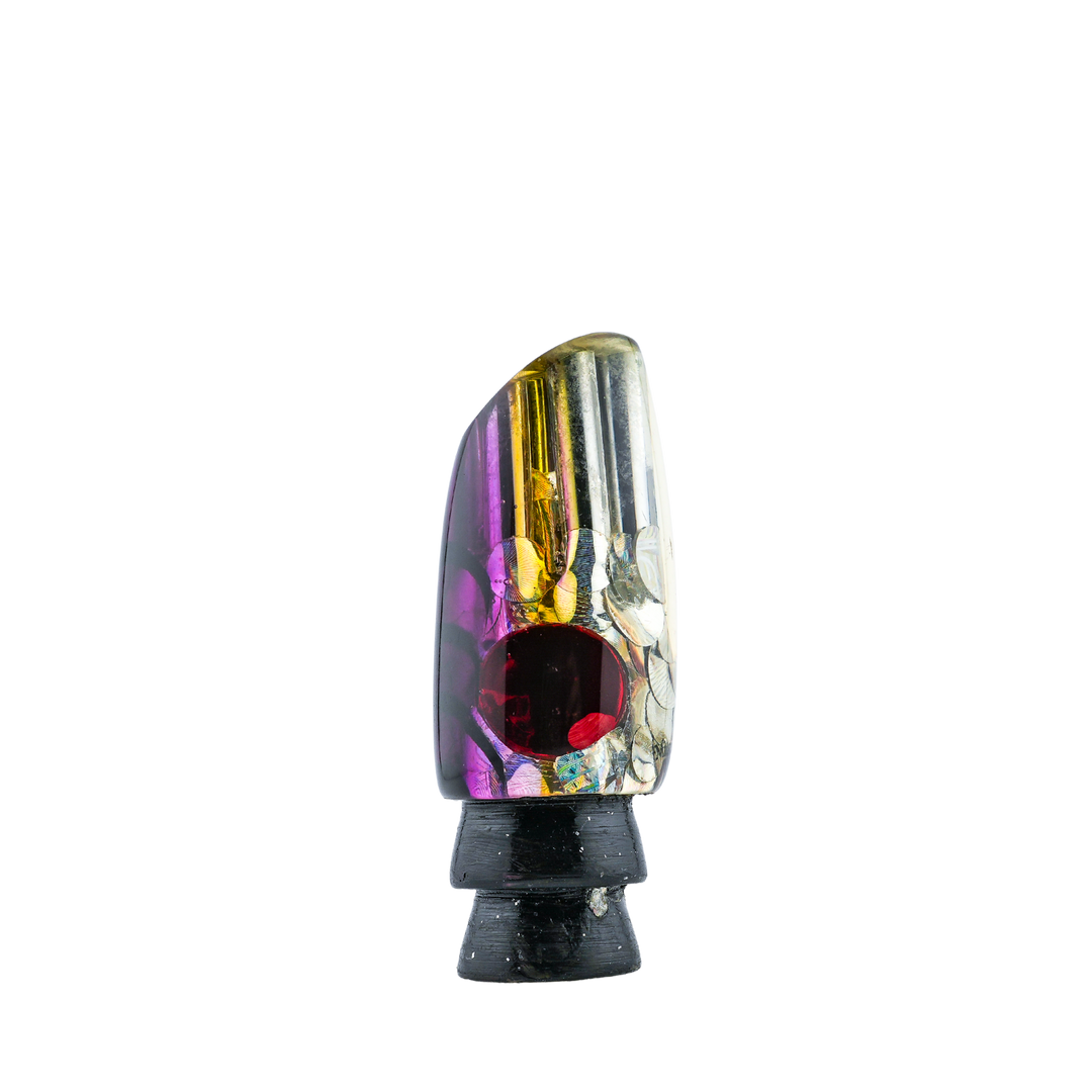 Mitsuo Lures: History & Lure Identification Guide | Luremonger 9"+ Six Shooter, Purple Yellow - Offshore Trolling Lure Archive