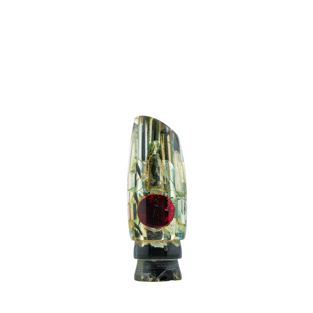 Mitsuo Lures: History & Lure Identification Guide | Luremonger 9" Four Shooter, Cracked Glass - Offshore Trolling Lure Archive