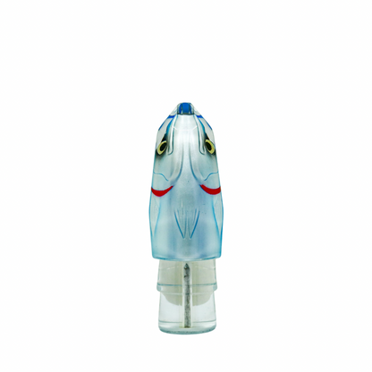 Sh-Bite - 9” RT Blue White Fish Head Bullet