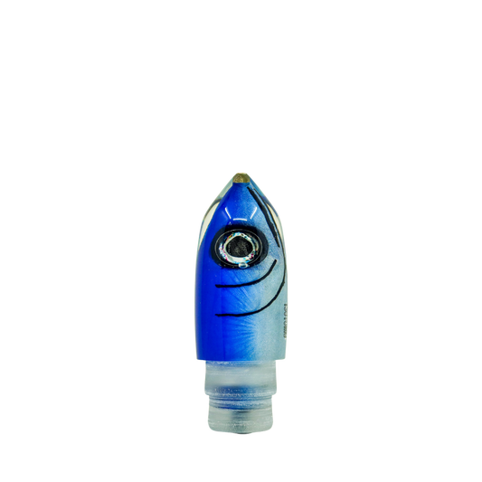Tsutomu - 12” Limited Blue Fish Head Moke Bullet